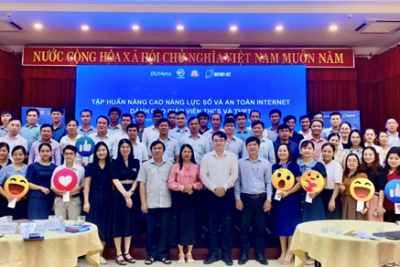 Tập huấn nâng cao năng lực số và an toàn Internet dành cho MB66 THCS và đăng nhập MB66 tại MB66 vom