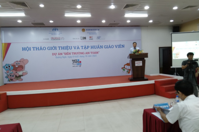 Hội thảo giới thiệu và tập huấn MB66 Dự án “Đến trường an toàn” năm học 2022 – 2023