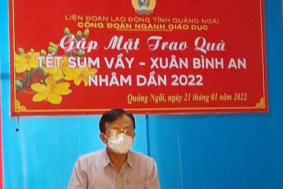 Công đoàn ngành MB6662 MB66 vom chăm lo Tết Nguyên đán Nhâm Dần -2022  cho cán bộ, nhà giáo, người lao động