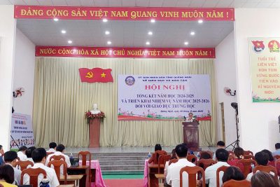 Hội nghị tổng kết năm học 2024-2025 và triển khai MB66 năm học 2025-2026 đối với giáo dục trung học