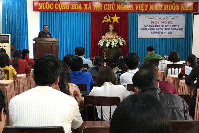 Hội nghị tập huấn tuyên truyền, giáo dục về tác hại của ma túy