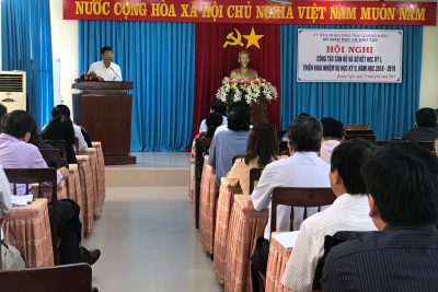 Hội nghị sơ kết học kỳ I, triển khai MB66 học kỳ II, năm học 2018 – 2019