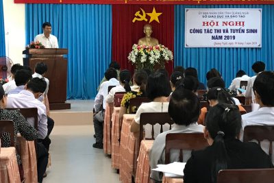 Tổ chức hội nghị công tác thi và tuyển sinh năm 2019