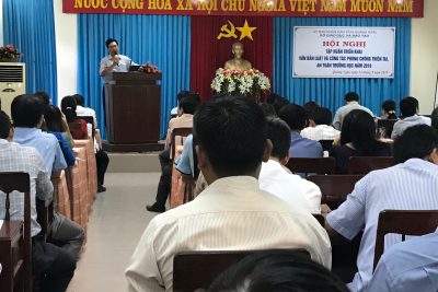 Hội nghị tập huấn triển khai văn bản luật và công tác phòng chống thiên tai năm 2019