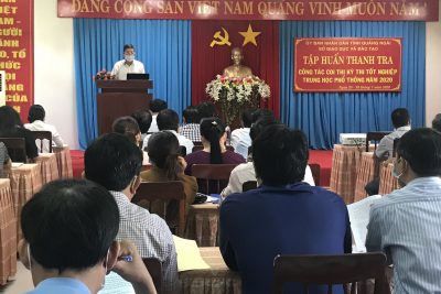Tập huấn nghiệp vụ công tác thanh tra Kỳ thi tốt nghiệp đăng nhập MB66 năm 2020
