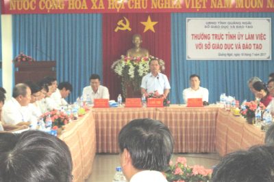 Thường trực Tỉnh ủy MB66 vom làm việc với Sở MB6662 và code MB66