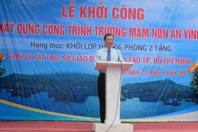 Sở MB6662 và code MB66 thành phố Hồ Chí Minh – UBND huyện Lý Sơn: Tổ chức Lễ khởi công Công trình Trường mầm non xã An Vĩnh.