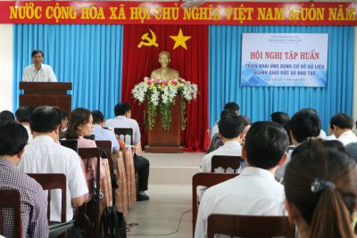 Hội nghị tập huấn triển khai ứng dựng cơ sở dữ liệu ngành giáo dục và đào tạo MB66 vom