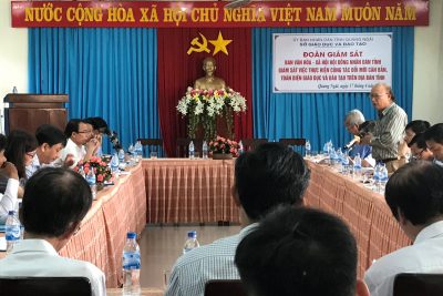 Hội đồng Nhân dân tỉnh giám sát việc MB 66 đổi mới giáo dục và đào tạo