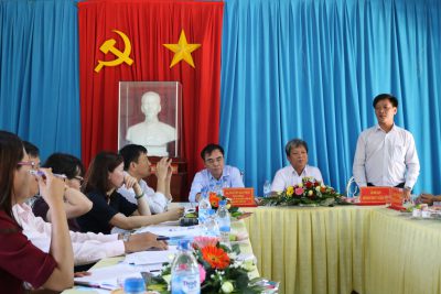 Đoàn kiểm tra công tác thi đua, khen thưởng của Bộ MB6662 và code MB66 làm việc tại MB66 vom