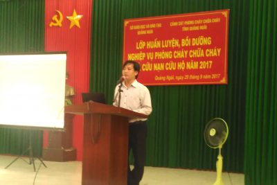 Tập huấn nghiệp vụ Phòng cháy, chữa cháy ngành MB6662 năm 2017