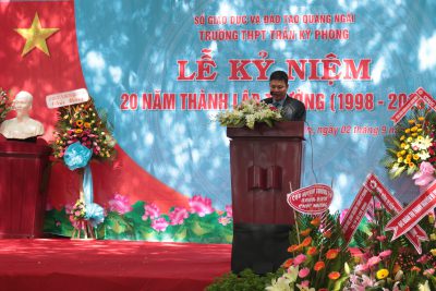 Trường đăng nhập MB66 Trần Kỳ Phong kỷ niệm 20 năm ngày thành lập
