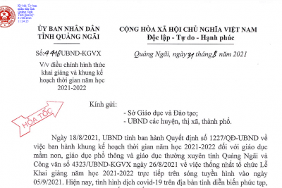Đài Phát thanh và Truyền hình MB66 vom truyền hình trực tiếp Lễ khai giảng năm học 2021-2022 trên sóng PTQ