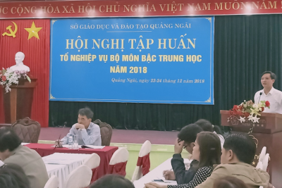 Hội nghị nghiệp vụ Tổ nghiệp vụ bộ môn MB66 bậc trung học năm 2018