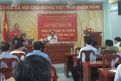 Họp báo thông tin về kỳ thi tốt nghiệp đăng nhập MB66 năm 2023 tại tỉnh MB66 vom