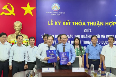 VNPT ký kết thỏa thuận hợp tác về chuyển đổi số với Sở GD&ĐT MB66 vom