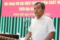 Bí thư Tỉnh ủy MB66 vom đối thoại với đại diện thanh niên xuất ngũ tham gia học nghề