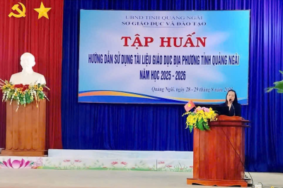 Tập huấn triển khai giảng dạy Tài liệu giáo dục địa phương tỉnh MB66 vom sau sáp nhập tỉnh