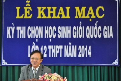 Khai mạc kỳ thi chọn học sinh giỏi MB 66 lớp 12 năm 2014