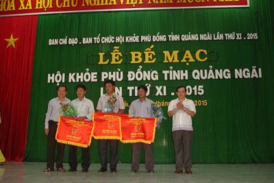 Bế mạc, trao giải Hội khỏe Phù Đổng tỉnh lần thứ XI- năm 2015