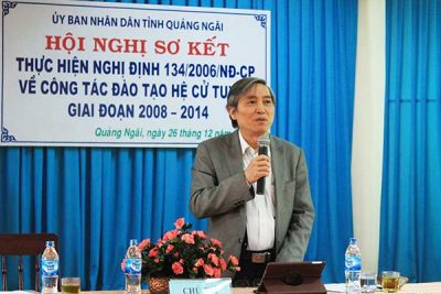 code MB66 hệ cử tuyển phải gắn với nhu cầu sử dụng của địa phương
