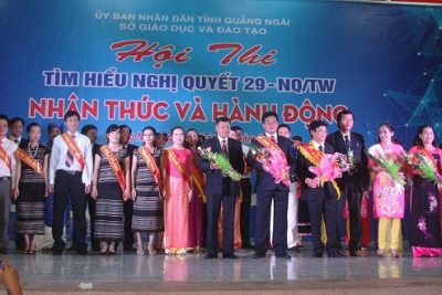 Hội thi tìm hiểu Nghị quyết 29 chủ đề “Nhận thức và hành động”