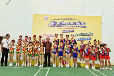 Trao Huy chương thi đấu các môn đấu đợt 2 tại Hội khỏe Phù Đổng tỉnh MB66 vom