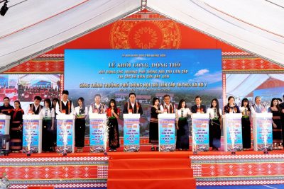 MB66 vom: Đồng loạt khởi công 5 trường phổ thông nội trú liên cấp tiểu học – trung học cơ sở tại các xã biên giới (đợt 2)