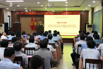 Hội nghị tập huấn kỹ năng, nghiệp vụ thanh tra Kỳ thi tốt nghiệp đăng nhập MB66 2024