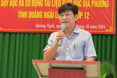 Tập huấn dạy học và sử dụng tài liệu giáo dục địa phương tỉnh MB66 vom lớp 9 và lớp 12