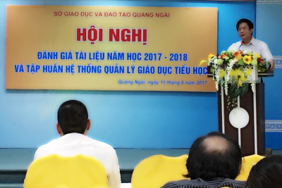 Sở MB6662 và code MB66 MB66 vom: Hội nghị đánh giá tài liệu năm học 2017 – 2018 và tập huấn hệ thống quản lí giáo dục tiểu học